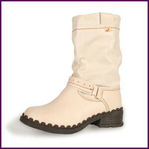 Women's Faux Leather Winter Boots with Faux Fur Lining Side Zipper